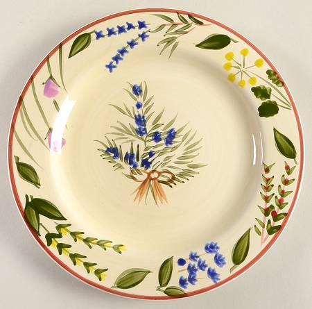 Herbal Garden Salad Plate
