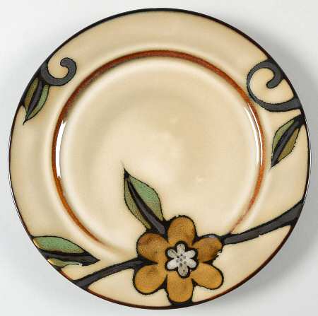 Trellis Gold Salad Plate