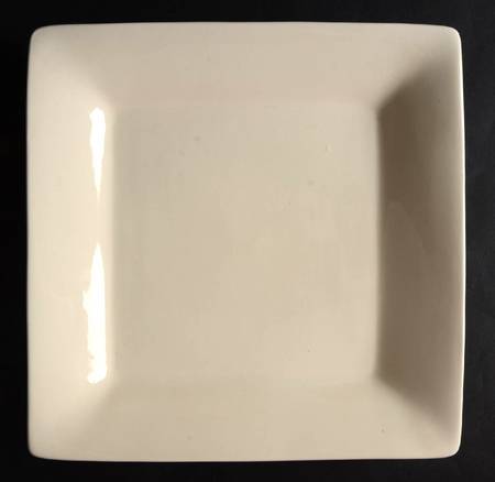 Essential Colours Cream Square Dinner Plate
