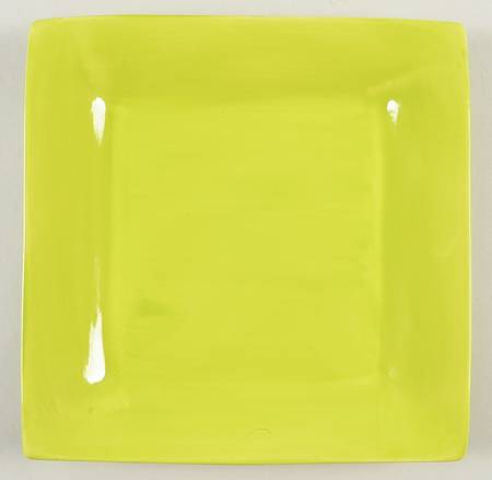 Essential Colours Lime Green Square Dinner Plate