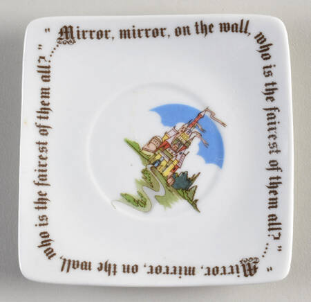 Snow White Saucer for Flat Demitasse Cup by Cardew Design