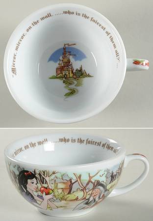 Snow White Cup for Individual Teapot & Lid with Cup