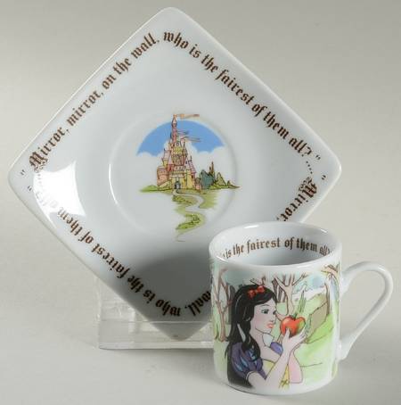 Snow White Flat Demitasse Cup