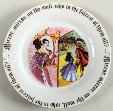 Snow White Accent Salad/Dessert Plate by Cardew Design