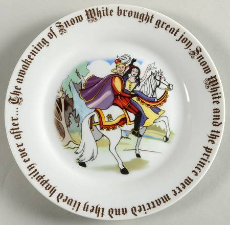 Snow White Accent Salad/Dessert Plate by Cardew Design