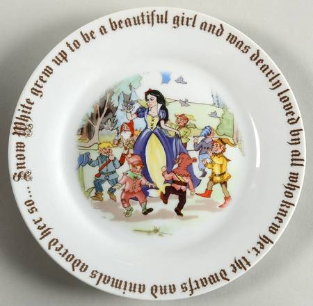 Snow White Accent Salad/Dessert Plate by Cardew Design