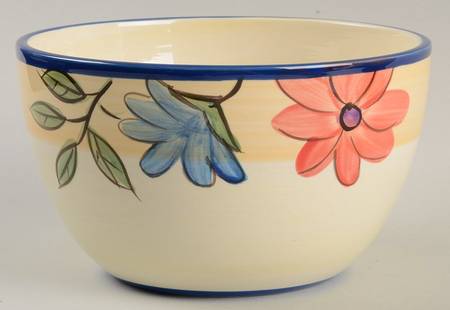 Dancing Blooms Deep Soup/Cereal Bowl