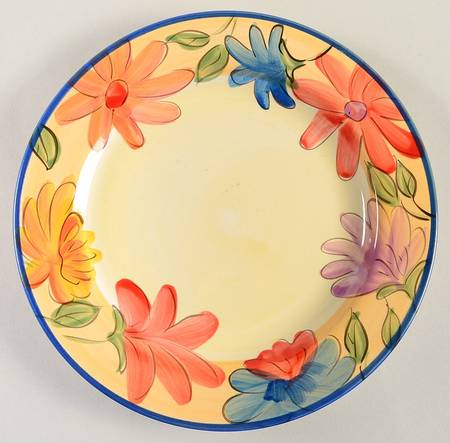 Dancing Blooms Salad Plate