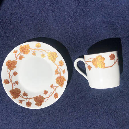 PDP29 Flat Demitasse Cup & Saucer Set