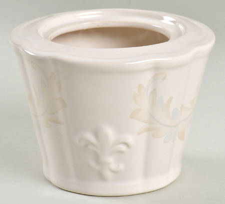 Fleur de Lys Cream Sugar Bowl No Lid