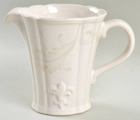 Fleur de Lys Cream Creamer
