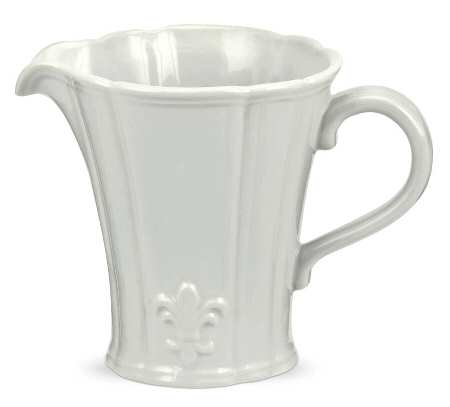 Fleur de Lys Grey Creamer