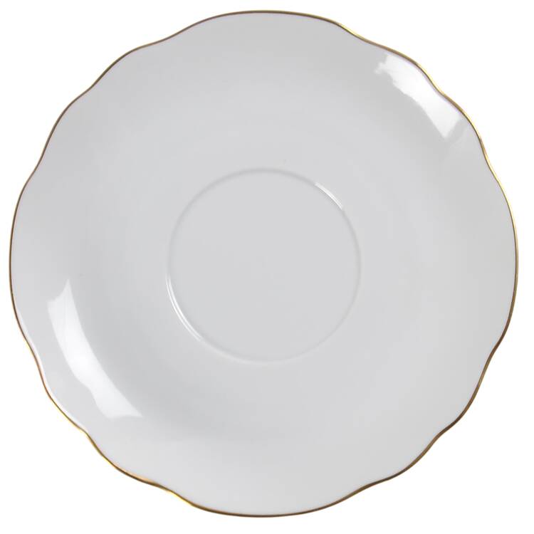 Georgian Gold Saucer