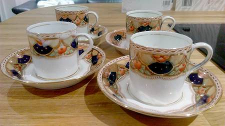 6141k Flat Demitasse Cup & Saucer Set