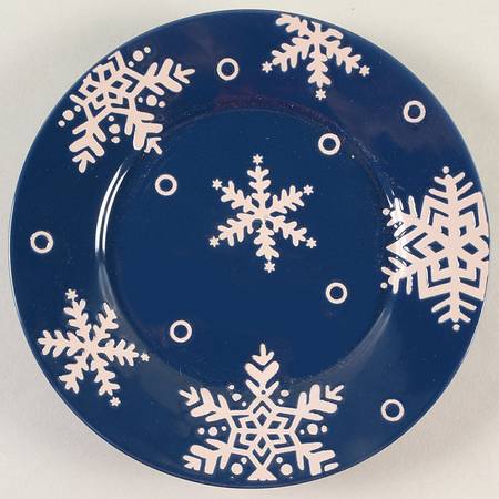 Snow Flurry Salad Plate