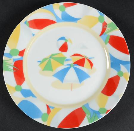 Beach Ball Salad Plate
