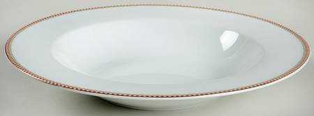 Floral White 10" Individual Pasta Bowl