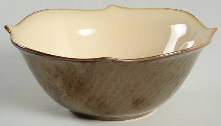 Metallic Bronze Soup/Cereal Bowl