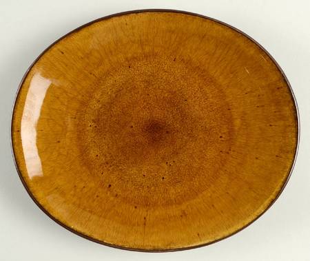 Tiger Eye (Oval) Salad Plate