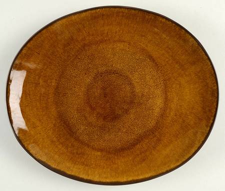 Tiger Eye (Oval) Dinner Plate