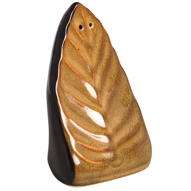 Rustic Leaves Figural Pepper Shaker