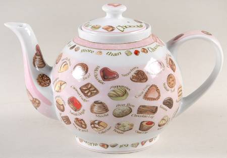 Chocolates Small Teapot & Lid