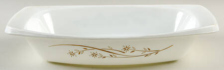 Golden Honeysuckle 2.5 Quart Oval Covered Casserole No Lid