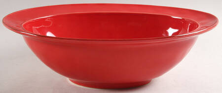 Cambria Red 14" Oval Serving Bowl