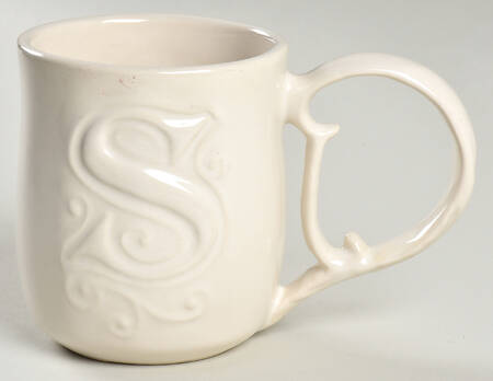 Alphabet White Mug