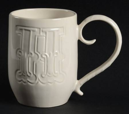 Alphabet White Mug