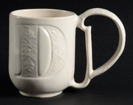 Alphabet White Mug