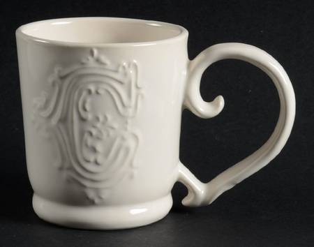 Alphabet White Mug