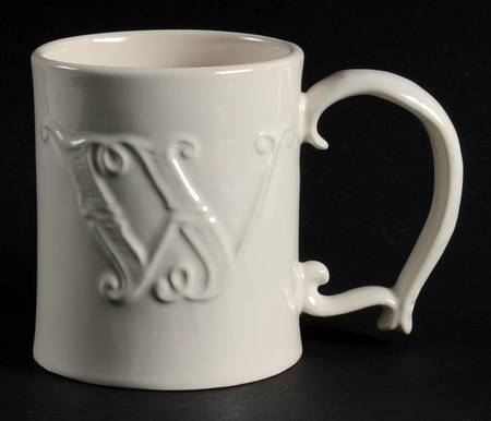 Alphabet White Mug