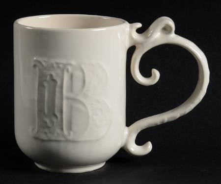 Alphabet White Mug