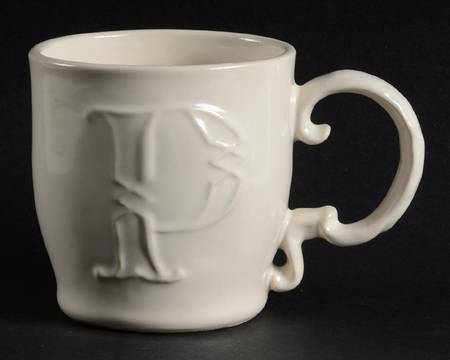 Alphabet White Mug