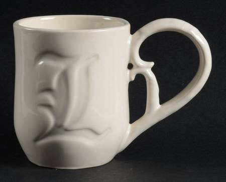 Alphabet White Mug