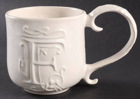 Alphabet White Mug