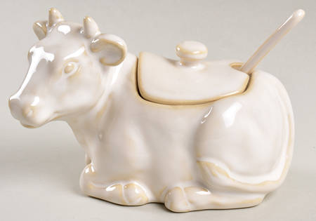 Twelve Days of Christmas Sugar Bowl & Lid W/Spoon