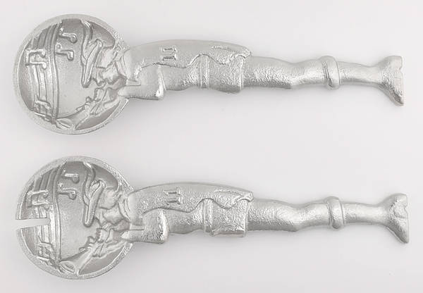 Twelve Days of Christmas Metal Salad Serving Set