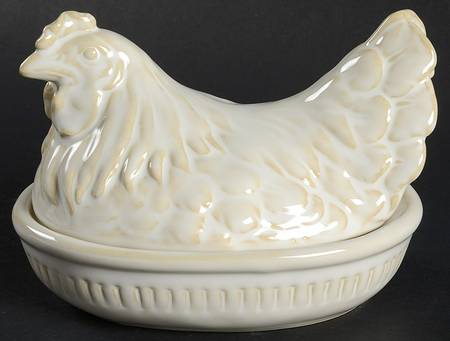 Twelve Days of Christmas Oval Covered Butter