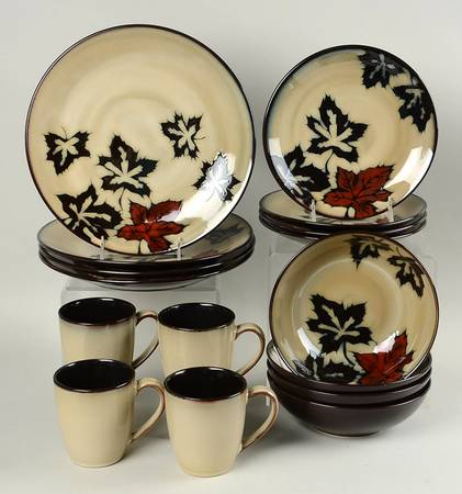 Falling Leaves 16 Piece Set