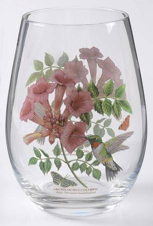 Botanic Garden Birds Glassware Stemless Wine