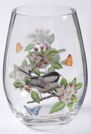 Botanic Garden Birds Glassware Stemless Wine