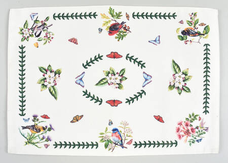 Botanic Garden Birds Cloth Placemat