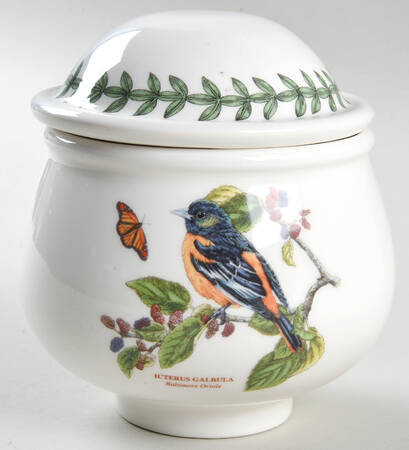 Botanic Garden Birds Sugar Bowl & Lid