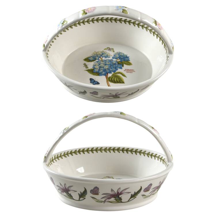 Botanic Garden Terrace 10" Oval Bread Basket