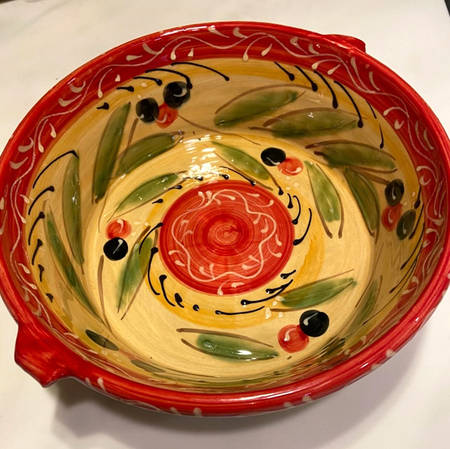 Olive 13" Round Serving Bowl