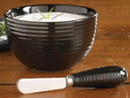 Blackstone Dip Bowl & Spreader Set