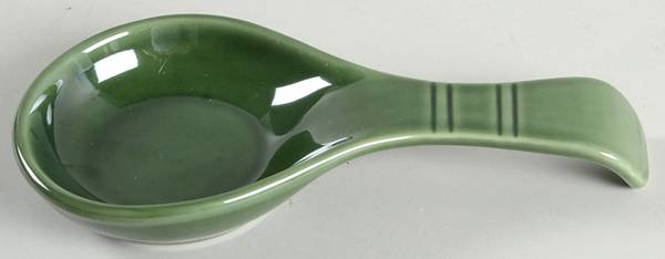 Casual Classics Evergreen Spoon Rest/Holder (Holds 1 Spoon)