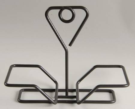 Simple Additions Metal Caddy Holds 2 Fruit Bowls